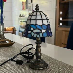Tiffany glass mini lamp